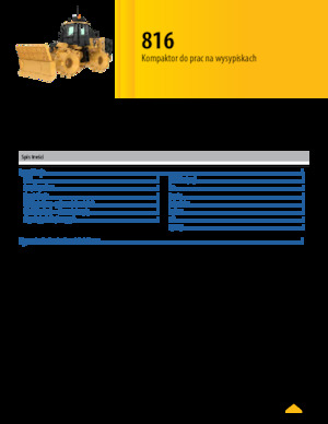 Compattatori per discariche Caterpillar 816