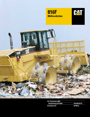 Compattatori per discariche Caterpillar 816 F