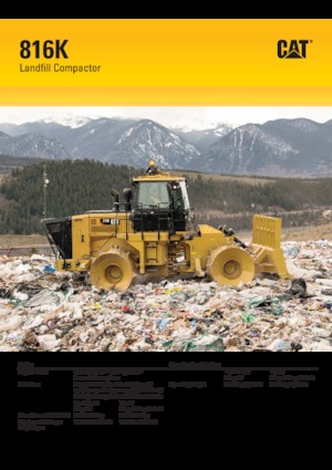 Compattatori per discariche Caterpillar 816K