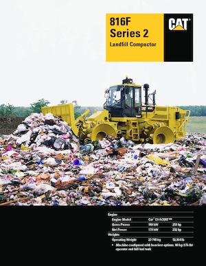 Compattatori per discariche Caterpillar 816F Series 2