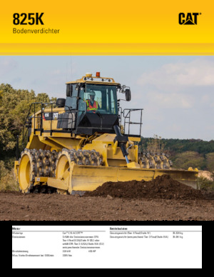 Compattatori per discariche Caterpillar 825K