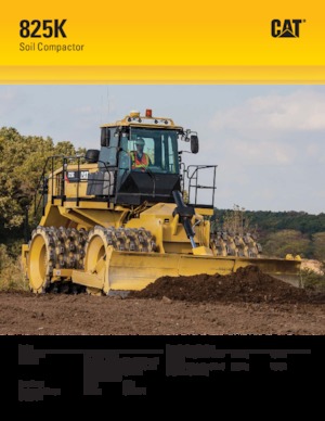 Compattatori per discariche Caterpillar 825K