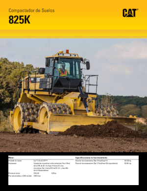 Compattatori per discariche Caterpillar 825K
