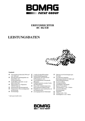 Compattatori per discariche Bomag BC 462 EB