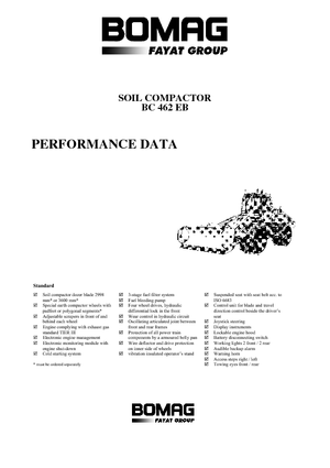 Compattatori per discariche Bomag BC 462 EB
