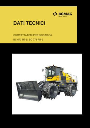 Compattatori per discariche Bomag BC 673 RB 5