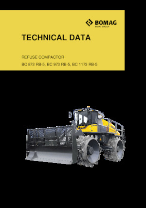 Compattatori per discariche Bomag BC 873 RB 5