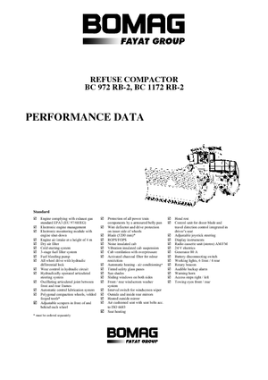 Compattatori per discariche Bomag BC 972 RB 2
