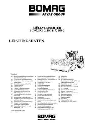Compattatori per discariche Bomag BC 972 RB 2