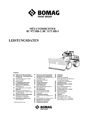 Compattatori per discariche Bomag BC 972 RB 3