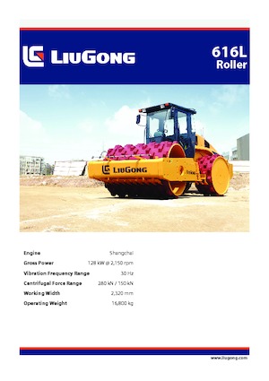 Compattatori per discariche Liugong CLG616LI 