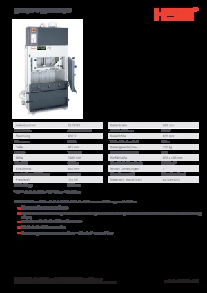 Presse per rifiuti HSM V-Press 610 eco