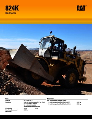 Dozer gommati Caterpillar 824K