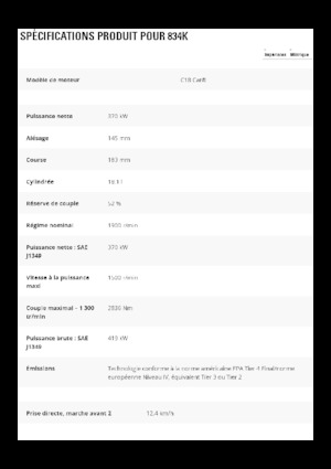 Dozer gommati Caterpillar 834K