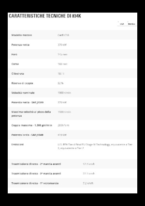 Dozer gommati Caterpillar 834K