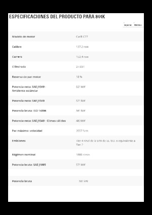 Dozer gommati Caterpillar 844K