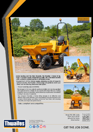 Dumpers a Ruote Thwaites MACH2001