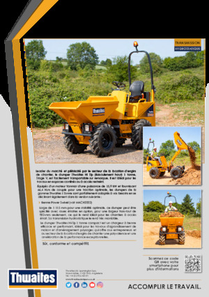 Dumpers a Ruote Thwaites MACH2001