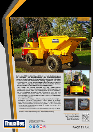 Dumpers a Ruote Thwaites MACH2075