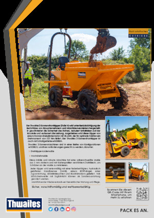 Dumpers a Ruote Thwaites MACH2076