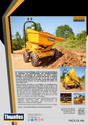 Dumpers a Ruote Thwaites MACH2077