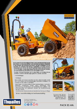 Dumpers a Ruote Thwaites MACH2081