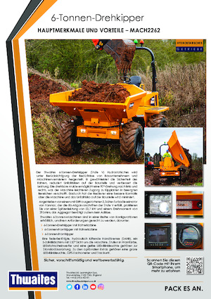 Dumpers a Ruote Thwaites MACH2262