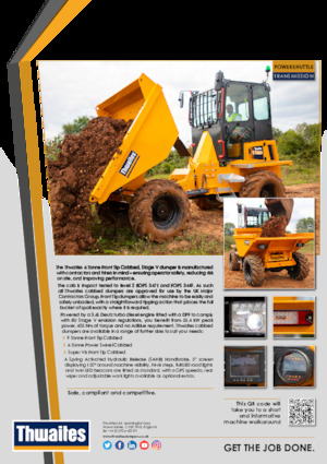 Dumpers a Ruote Thwaites MACH2365