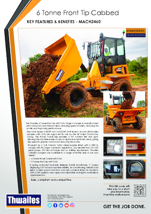 Dumpers a Ruote Thwaites MACH2460