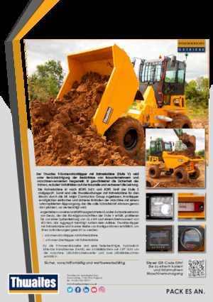 Dumpers a Ruote Thwaites MACH2490