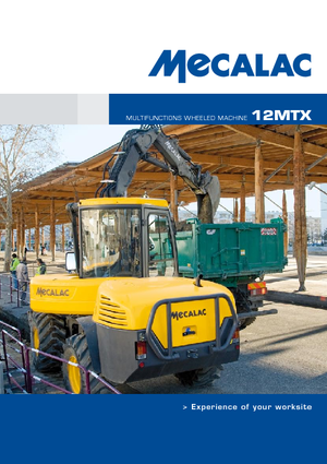 Escavatori gommati Mecalac 12 MTX