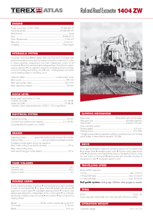 Escavatori gommati Atlas 1404 ZW
