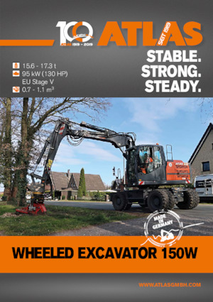 Escavatori gommati Atlas 150 W