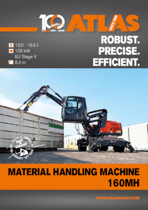 Escavatori gommati Atlas 160 MH