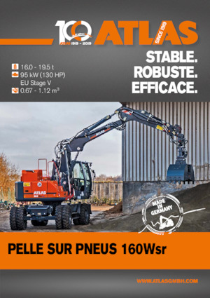 Escavatori gommati Atlas 160 W-SR 