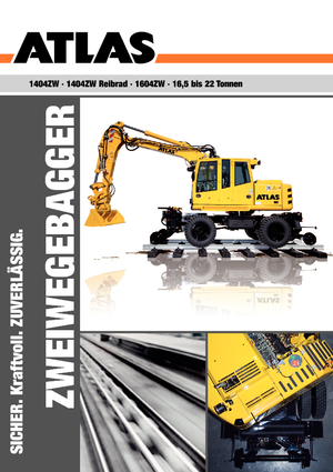 Escavatori gommati Atlas 1604 ZW