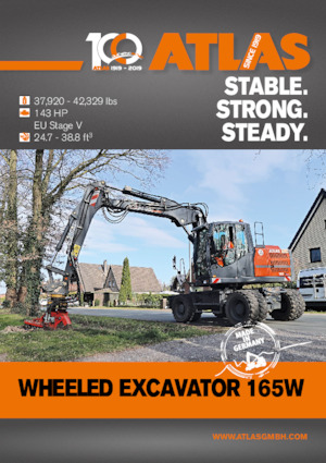 Escavatori gommati Atlas 165 W