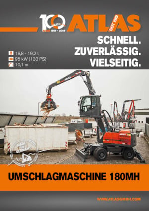 Escavatori gommati Atlas 180 MH