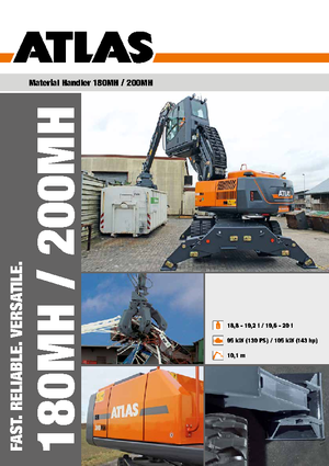 Escavatori gommati Atlas 200 MH