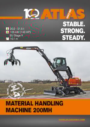 Escavatori gommati Atlas 200 MH