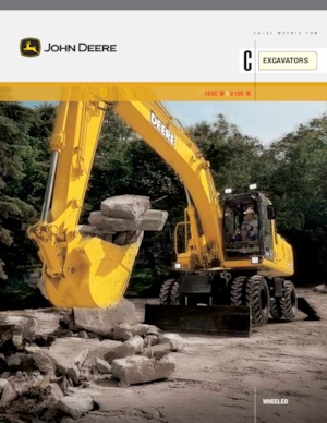 Escavatori gommati John Deere Construction 210C W