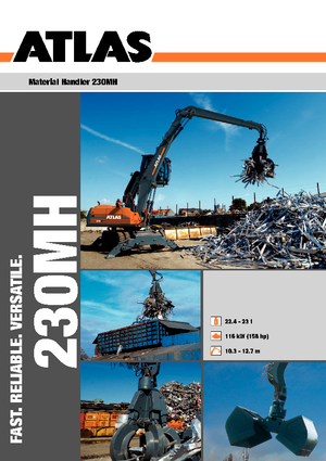 Escavatori gommati Atlas 230 MH