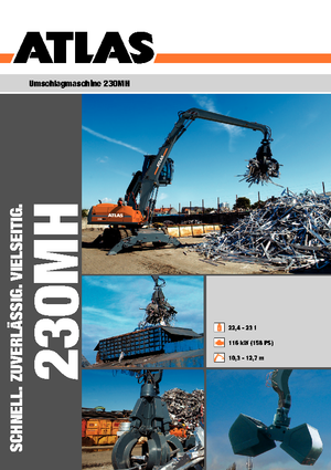 Escavatori gommati Atlas 230 MH