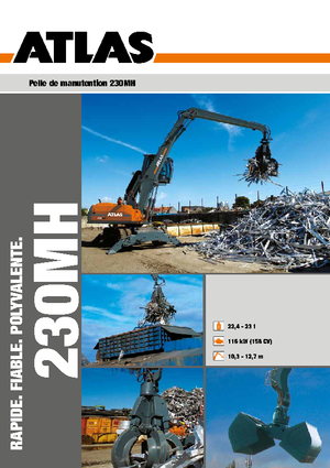 Escavatori gommati Atlas 230 MH