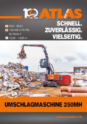 Escavatori gommati Atlas 250 MH