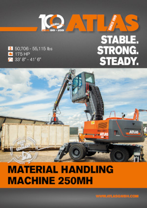 Escavatori gommati Atlas 250 MH