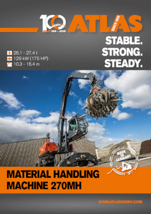 Escavatori gommati Atlas 270 MH