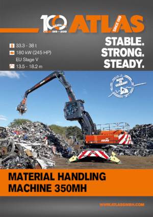 Escavatori gommati Atlas 350 MH