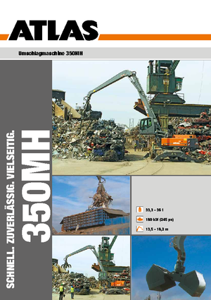 Escavatori gommati Atlas 350 MH