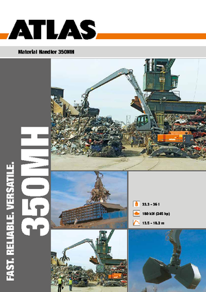 Escavatori gommati Atlas 350 MH